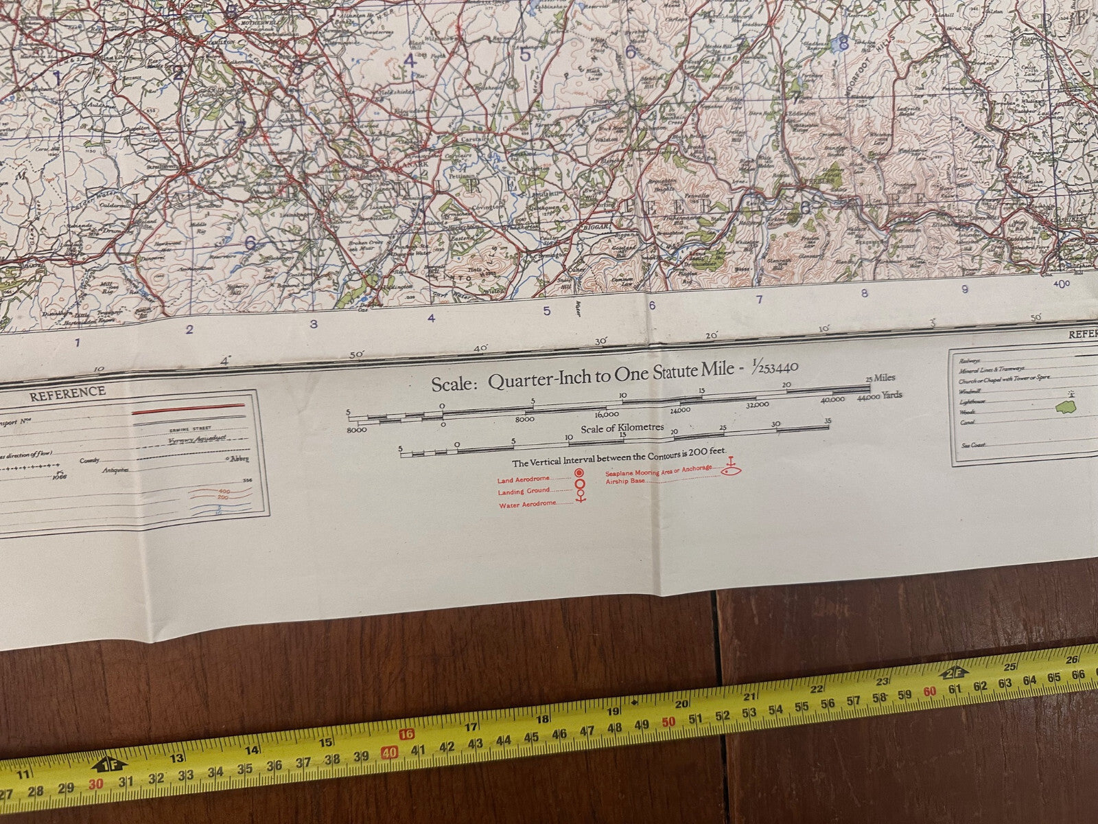 Original WW2 British Army RAF Navy Base Map of Scotland - The Forth, Clyne & Tay - The Militaria Shop
