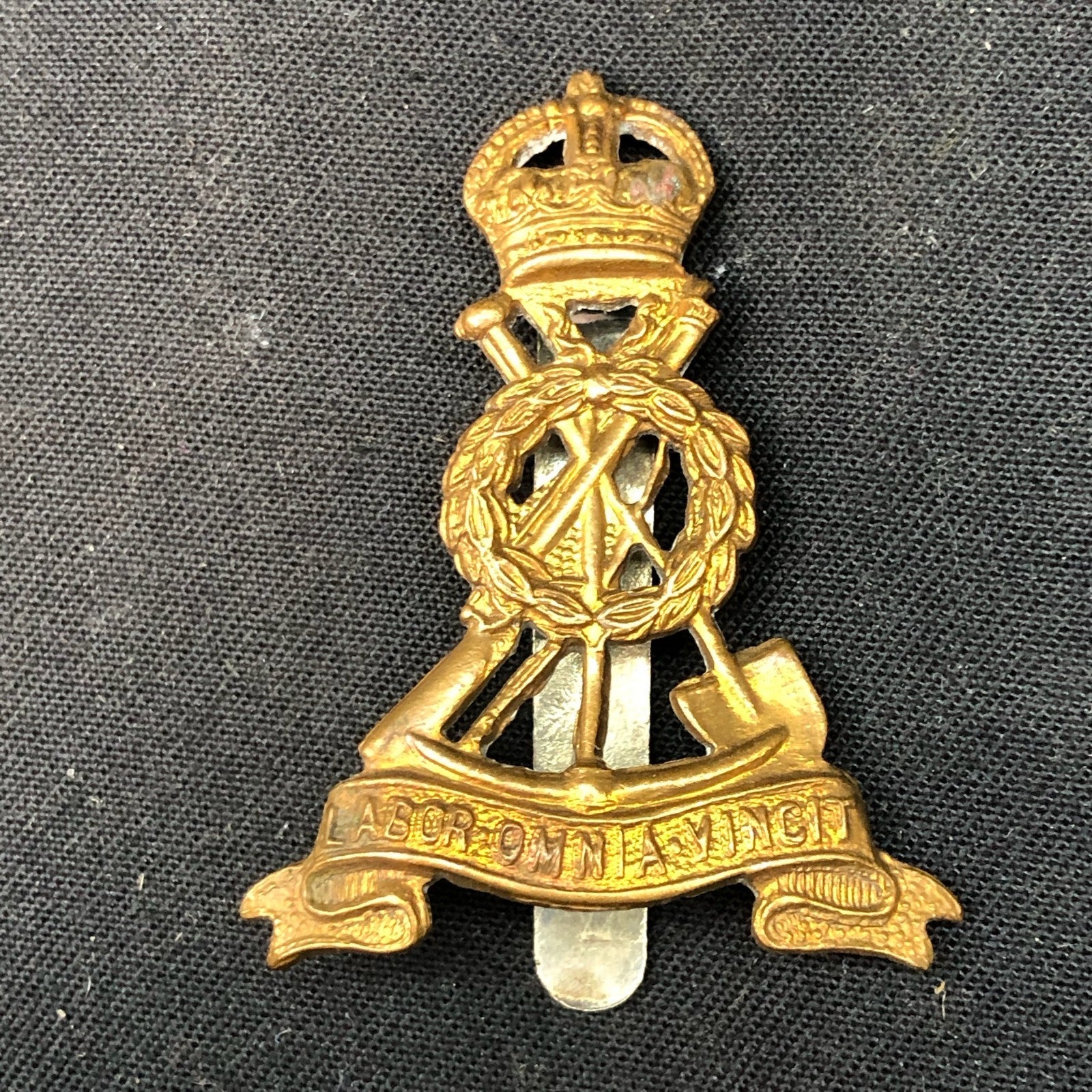 Original British Army Cap Badge - Royal Pioneer Corps - The Militaria Shop