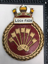 Load image into Gallery viewer, Original British Royal Navy HMS Loch Fada Wall Plaque
