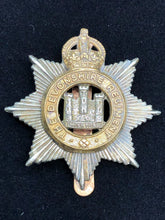 Load image into Gallery viewer, Original WW2 British Army Devonshire Regiment Cap Badge
