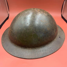 Load image into Gallery viewer, Original British Army WW2 Soldiers Military Combat Helmet - Rolled Edged
