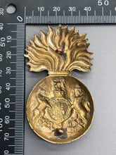 Load image into Gallery viewer, Original WW1 British Army Cap Badge - The Royal Scots Fusiliers
