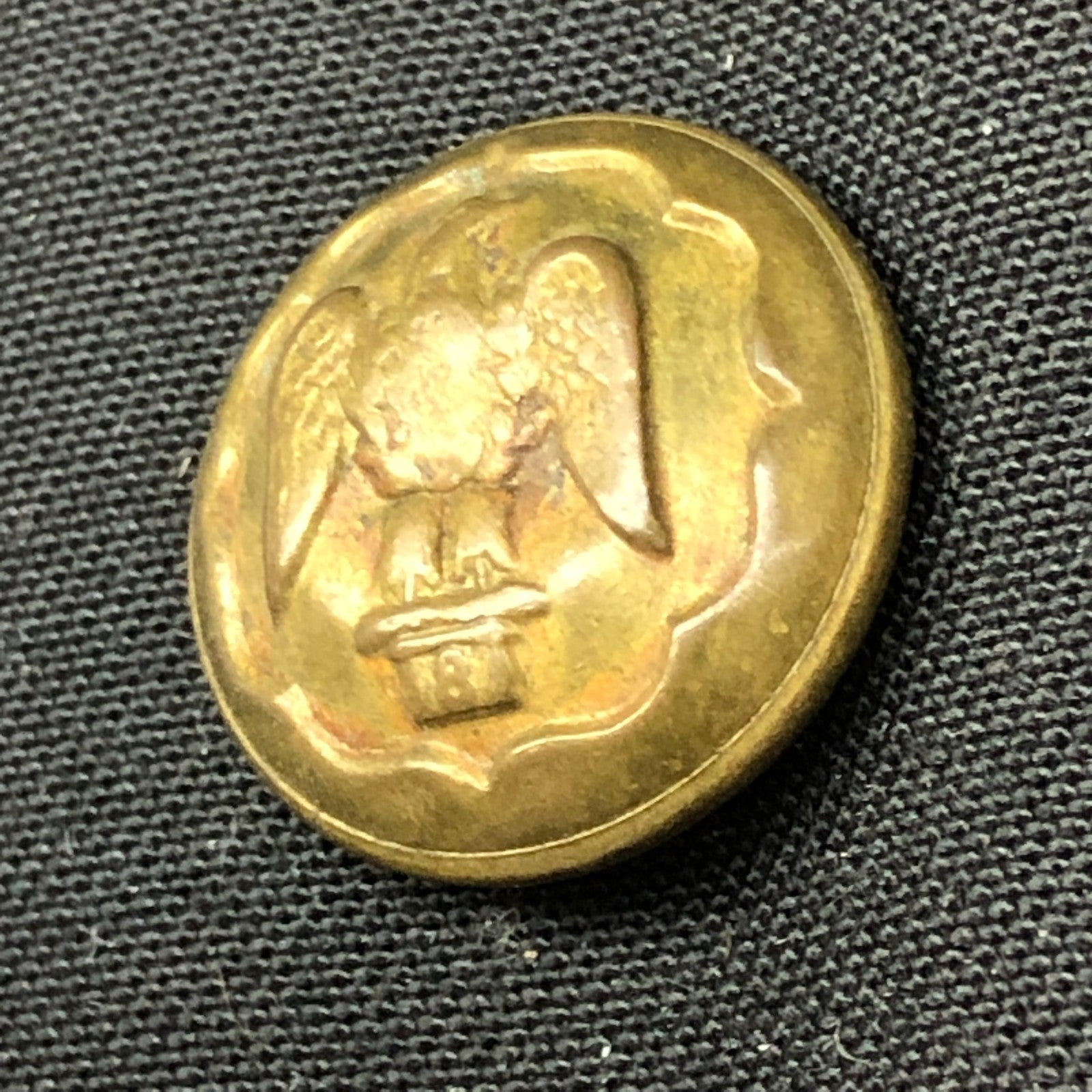 Original WW1 British Army Royal Irish Fusiliers Regiment Button - The Militaria Shop