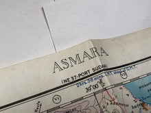 Load image into Gallery viewer, Original WW2 British Army / RAF Map - Asmara
