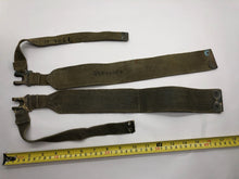 Load image into Gallery viewer, Original WW2 British Army 37 Pattern Canvass L Straps Set
