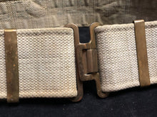 Load image into Gallery viewer, Original WW2 British Army 37 Pattern Combat Belt - 40&quot; Waist
