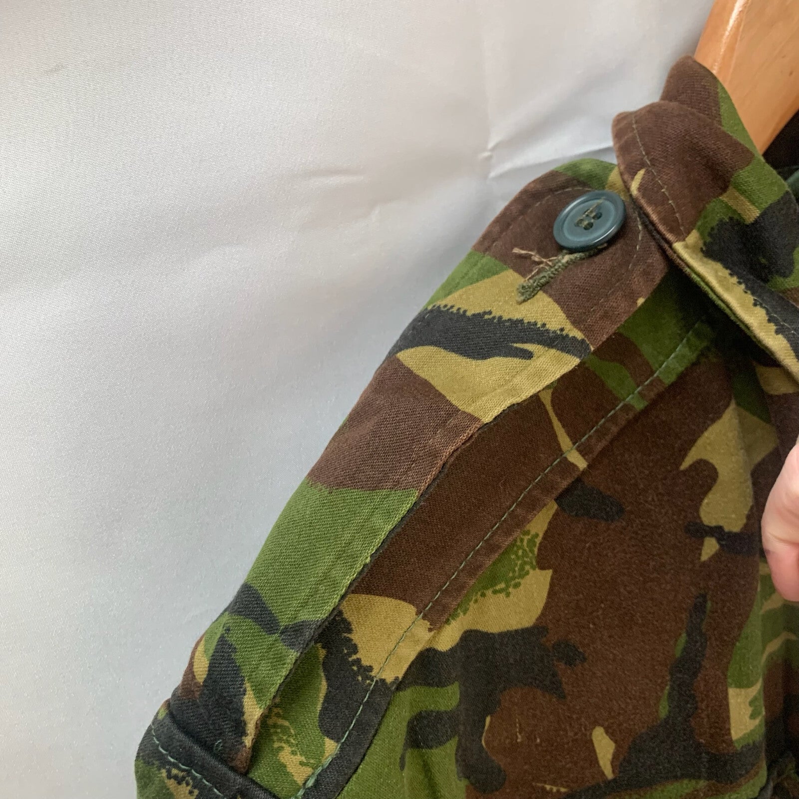 British Army Woodland DPM Camo Combat Temperate Smock - Size 170/96 - The Militaria Shop