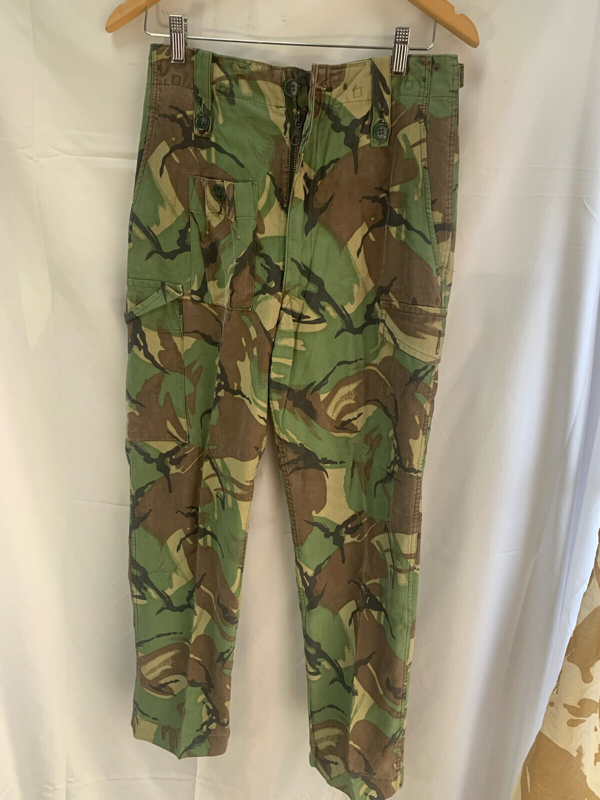 Genuine British Army 68 Pattern DPM Jungle Camouflaged Trousers - Size 30" Waist - The Militaria Shop