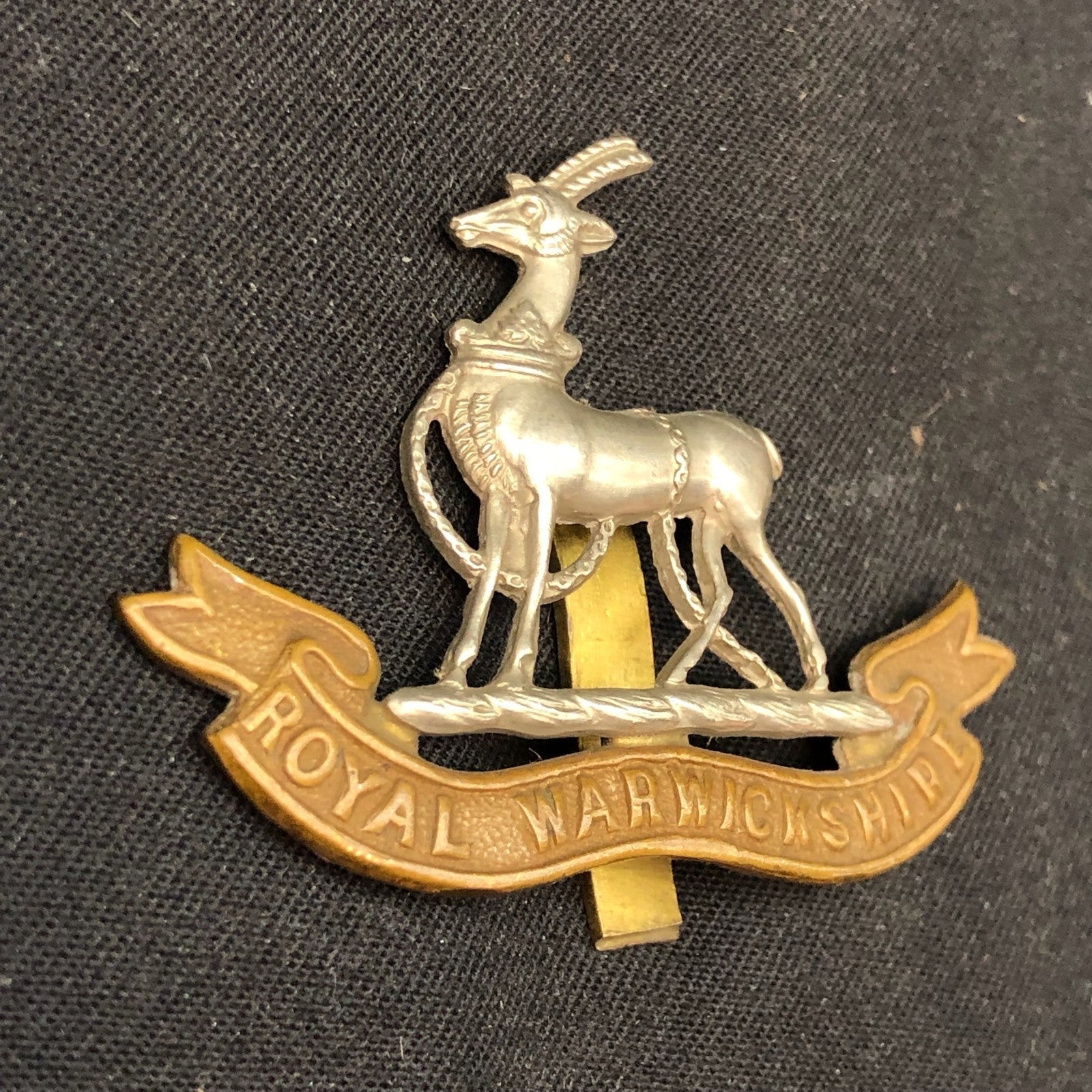Original WW2 British Army Cap Badge - Royal Warwickshire Regiment - The Militaria Shop