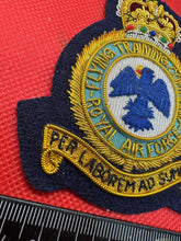 Load image into Gallery viewer, British RAF Royal Air Force Training Command Bullion Embroidered Blazer Badge
