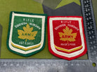 Two Canadian Army Dominion Rifle Marksmen Cloth Badges - The Militaria Shop