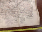 Original WW2 British Army GSGS OS Map of Scotland - Kilmarnock & Ayr - The Militaria Shop