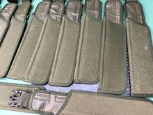 Charger l&#39;image dans la galerie, British Army Issue Olive Green OD PLCE Webbing Empty SA80 Scabbard Frog Cover
