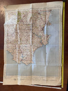 Original WW2 British Army GSGS OS Map of England & Wales - Torquay - The Militaria Shop