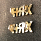 Original British Collar Badge Pair - 10th Royal Hussars - The Militaria Shop