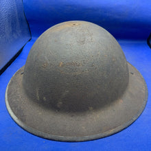 Load image into Gallery viewer, Original WW2 British Army Mk2 Brodie Combat Helmet
