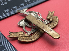 Load image into Gallery viewer, Original WW2 British Army Cap Badge - Royal Warwickshire Regiment
