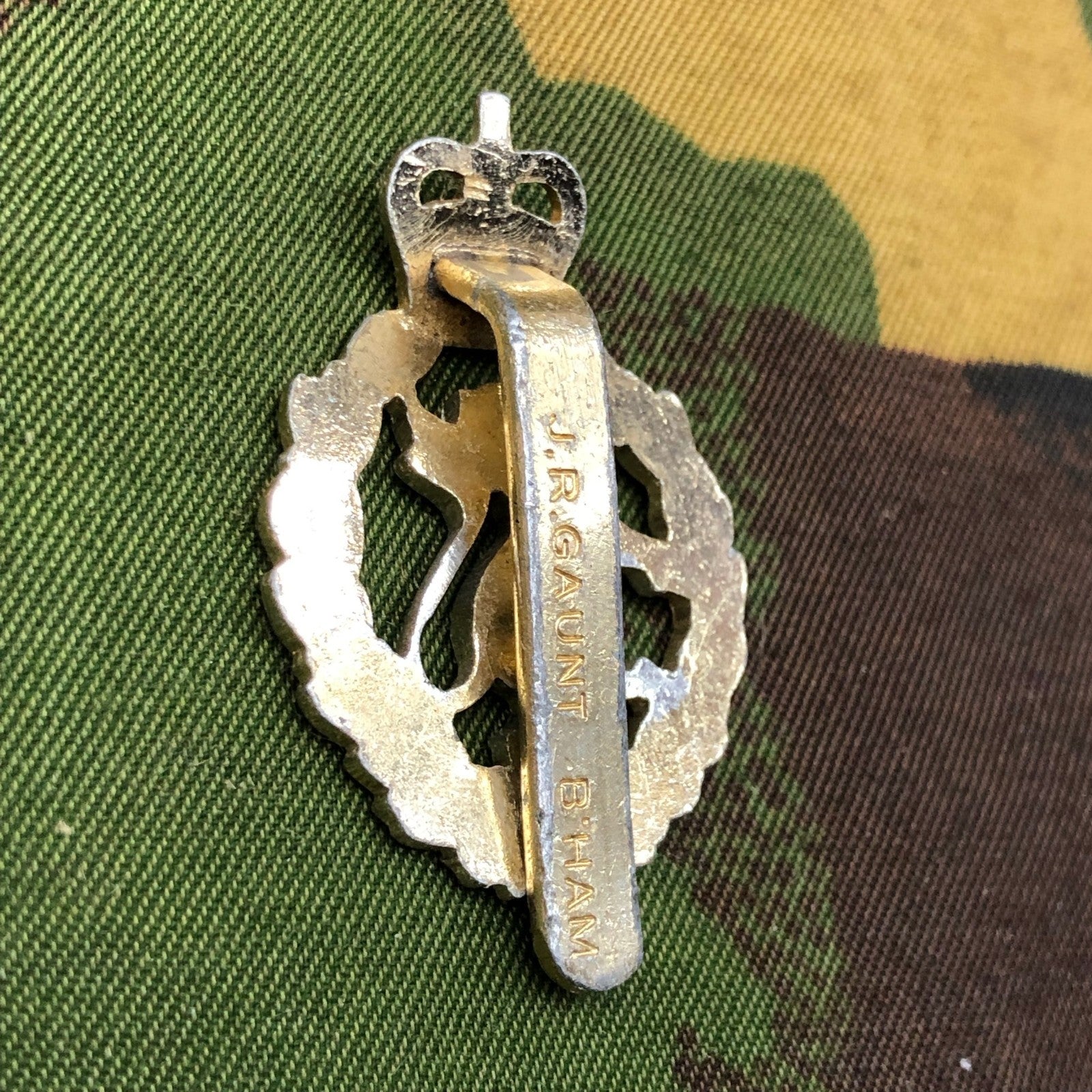 Original British Staybrite Army Cap Badge - Women's Royal Army Corps - The Militaria Shop