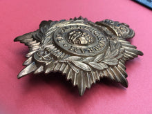 Load image into Gallery viewer, Original WW2 British Navy Royal Marined Helmet Plate / Kings Crown Cap Badge
