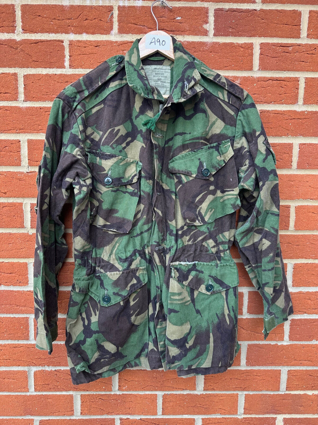 Genuine British Army DPM Camouflaged Combat Smock Jacket - Size 170/96