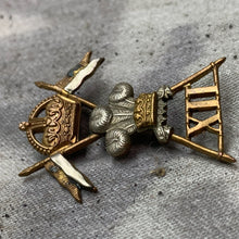 Load image into Gallery viewer, Original WW1/WW2 British Army 12th Lancers Cap Badge
