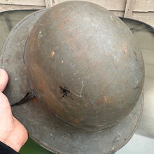 Load image into Gallery viewer, Original WW2 British Home Front Civillian Zuckerman Helmet &amp; Liner - 1941 Dated
