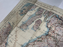 Load image into Gallery viewer, Original WW2 British Army / RAF Map - The Border - Scotland
