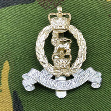 Load image into Gallery viewer, Original British Staybrite Army Cap Badge - Adjutant General&#39;s Corps - The Militaria Shop
