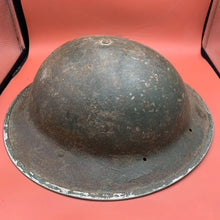 Load image into Gallery viewer, Original WW2 Mk2 British Army Brodie Combat Helmet
