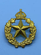 Original Canadian Army Le Regiment de Montmagny Cap Badge - The Militaria Shop
