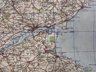 Original WW2 British Army RAF Navy Base Map of Scotland - The Forth, Clyne & Tay - The Militaria Shop