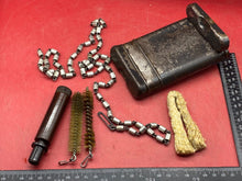 Load image into Gallery viewer, Original German WW2 K98 RG34 Cleaning Kit with Oil Bottle &amp; Pull Through etc
