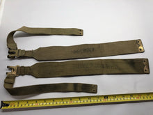 Load image into Gallery viewer, Original WW2 British Army 37 Pattern Canvass L Straps Set
