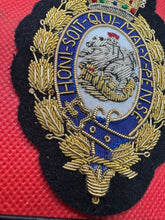 Load image into Gallery viewer, British Army Bullion Embroidered Blazer Badge - Unknown Regiment
