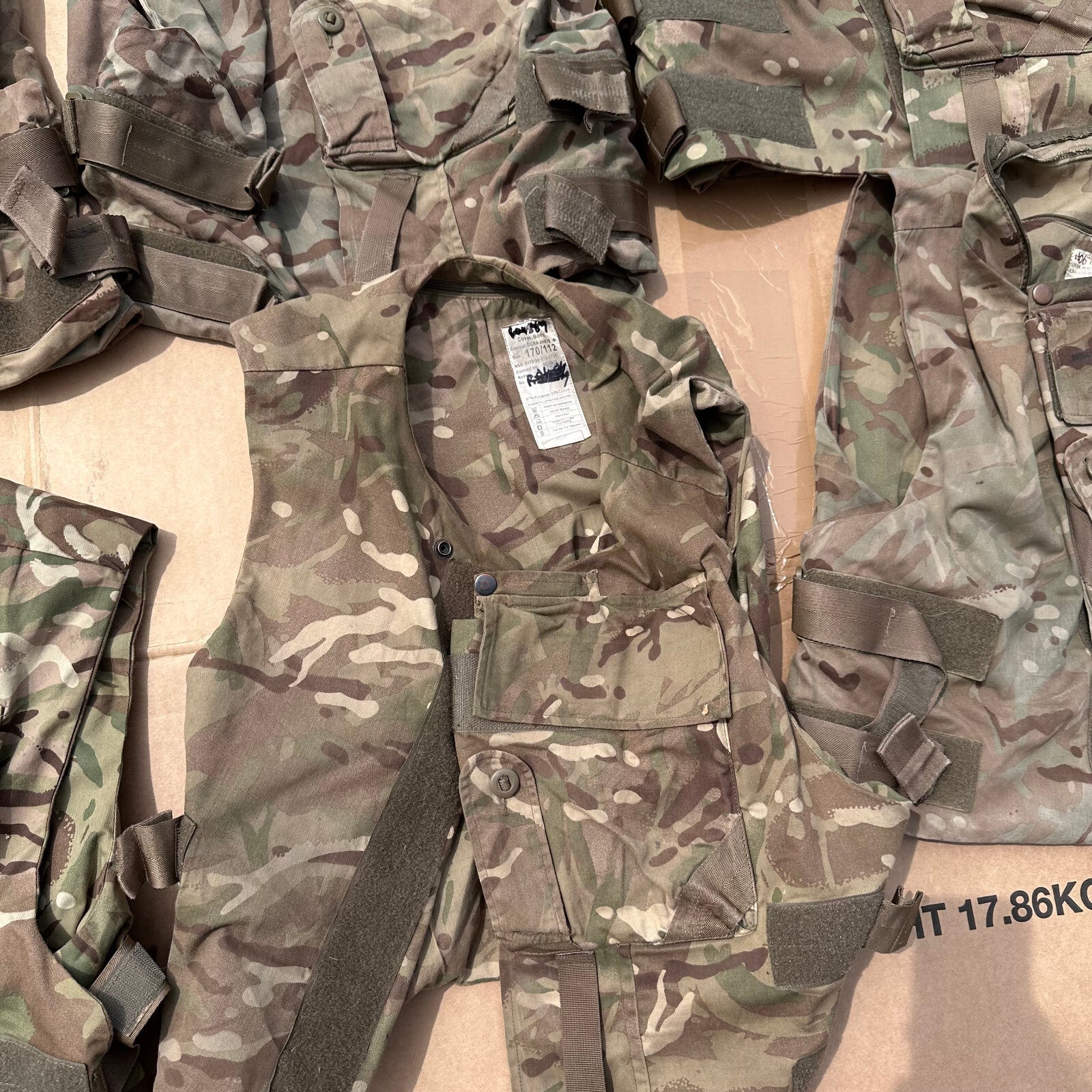 Genuine British Army ECBA / IS MTP Body Armour Cover Vest - Size 180/116 - The Militaria Shop