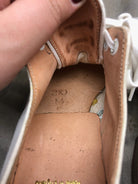 Genuine British Army Women's White Summer Shoes - WW2 Pattern - Size UK 2M - The Militaria Shop