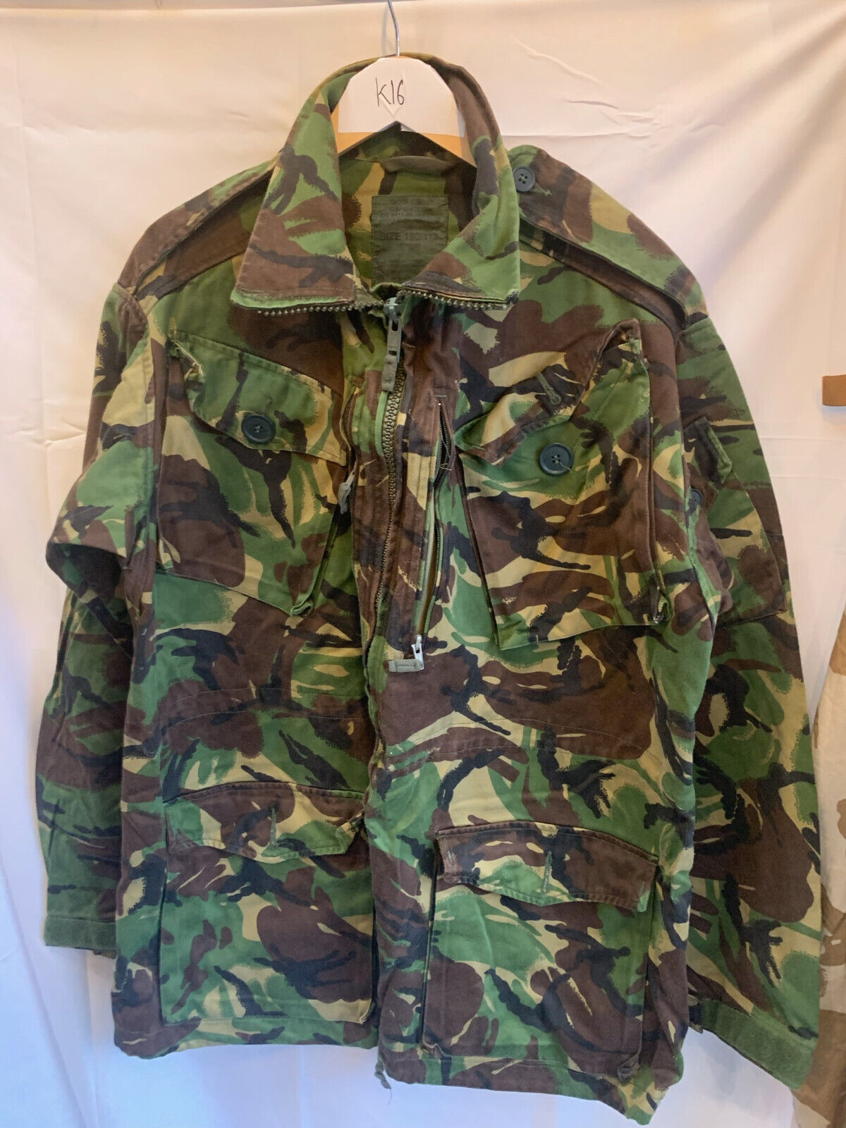 Genuine British Army Jungle DPM Camouflage Smock Combat Jacket - Size 170/96 - The Militaria Shop