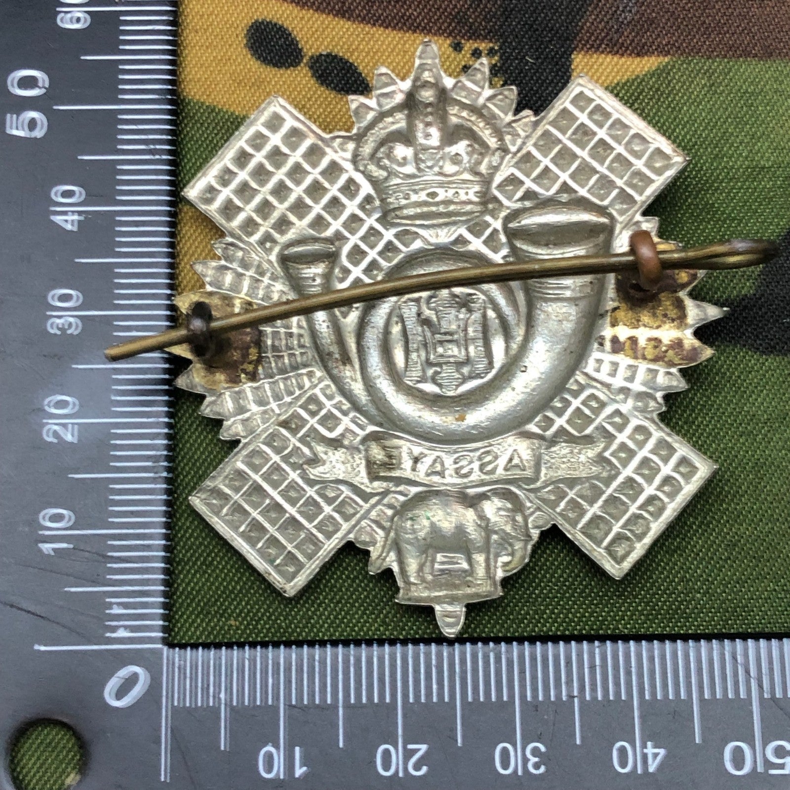 Original WW2 British Cap Badge - Highland Light Infantry - The Militaria Shop