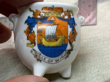 Load image into Gallery viewer, Original Vintage Crested China Ware Pot - Isle of Wight
