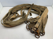 Lade das Bild in den Galerie-Viewer, Original British Army Paratroopers Leg Restraint Strap - WW2 37 Pattern
