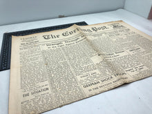 Lade das Bild in den Galerie-Viewer, Original WW2 British Newspaper Channel Islands Occupation Jersey - March 1944
