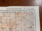 Original WW2 British Army GSGS Map of Scotland - The Cheviot Hills - The Militaria Shop