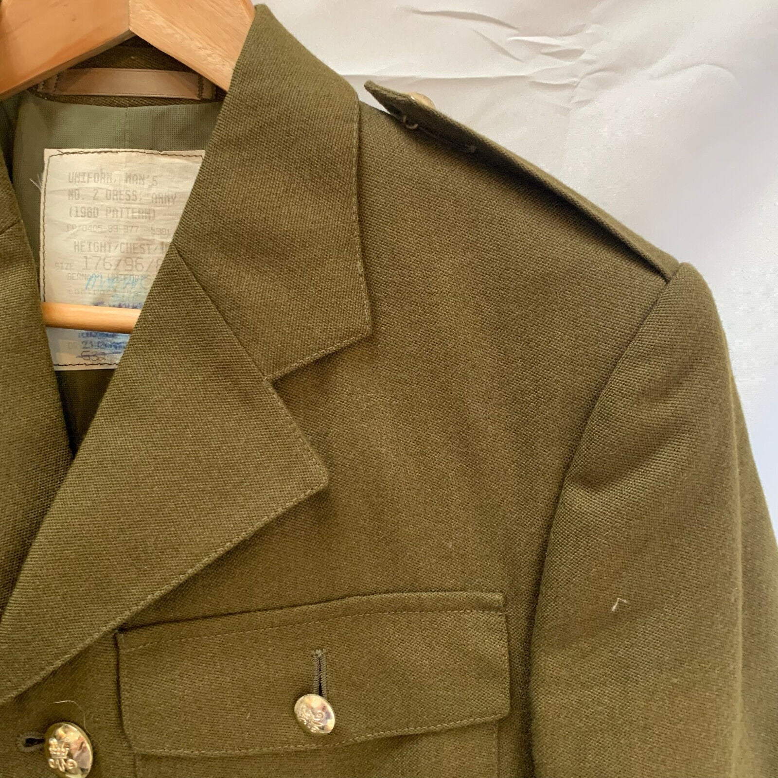Genuine British Army No.2 Dress Uniform Tunic Jacket - Size 176/96/80 - The Militaria Shop