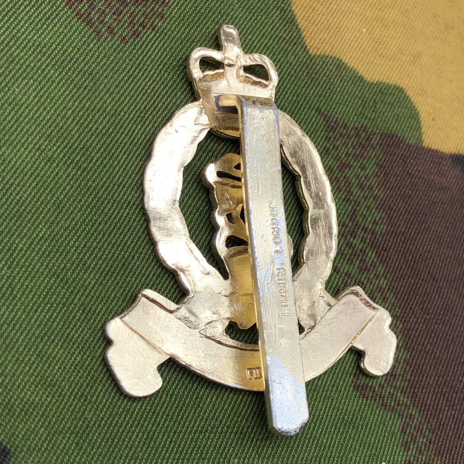 Original British Staybrite Army Cap Badge - Adjutant General's Corps - The Militaria Shop
