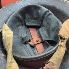 Load image into Gallery viewer, Original WW2 Mk2 British Army Brodie Combat Helmet &amp; Liner Set
