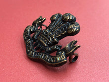 Load image into Gallery viewer, Genuine British Army Cap Badge Welsh Regiment Pre-1950
