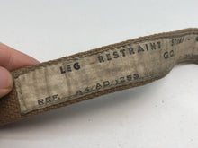 Load image into Gallery viewer, Original British Army Paratroopers Leg Restraint Strap - WW2 37 Pattern
