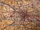 Original WW2 British Army RAF Navy Base Map of Scotland The Forth, Clyde & Tay - The Militaria Shop