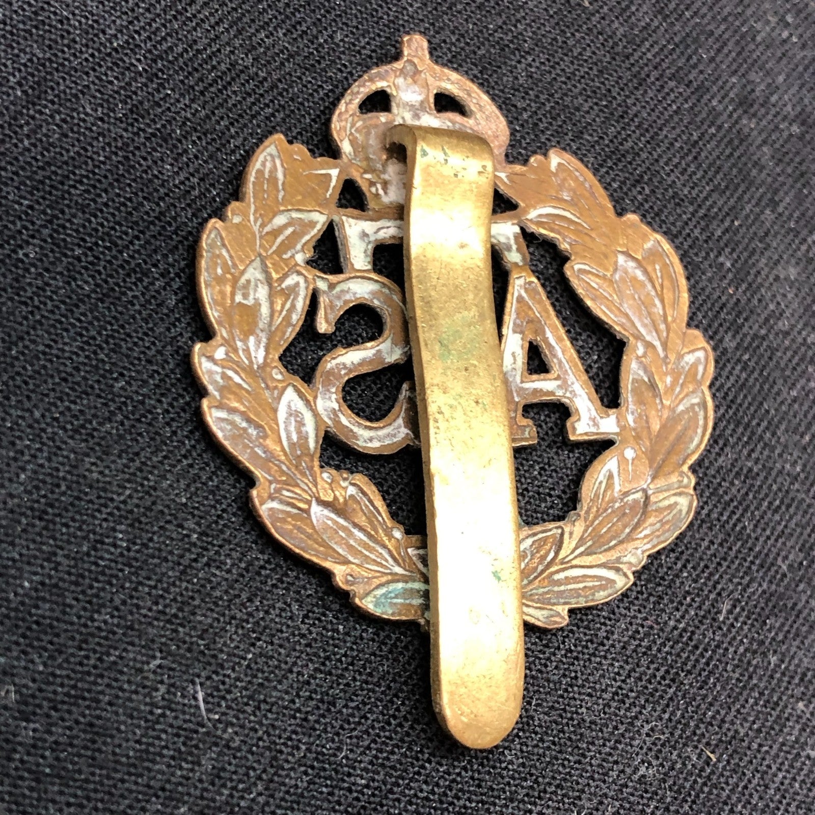 Original WW2 British Army Cap Badge - Auxiliary Territorial Service - The Militaria Shop