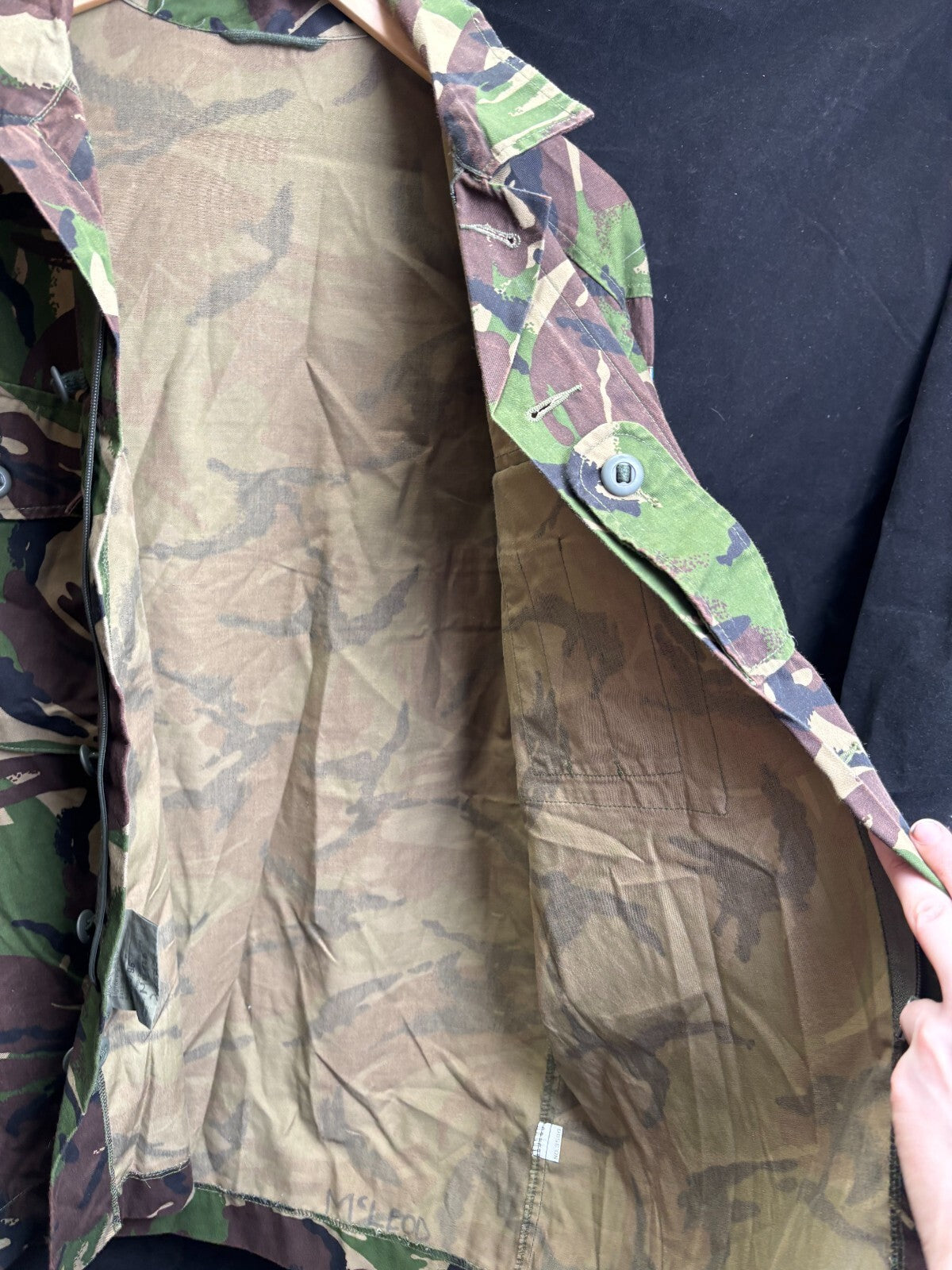 Surplus British Army DPM Camouflaged Jacket Combat Lightweight - Size 180/96 - The Militaria Shop